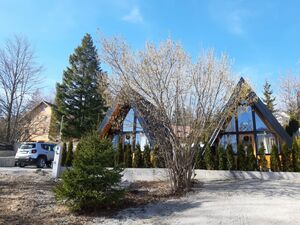 Two eco log cabins A-frame Centar-Zlatibor