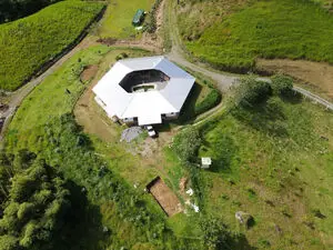 Organic farm with a large house in Central Cordillera