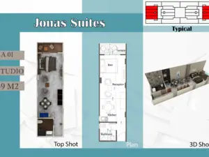 Studio (49 sqm) for Sale in Jonas Suite Tourist Promenade 