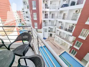 Furnished pool view apartment for sale in Aqua Palms Resort