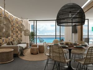 Penthouse, BR1 BA2, The Fives OceanFront, Puerto Morelos