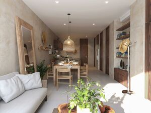 1BR 1BA apartment Tikal Aldea Zama Tulum