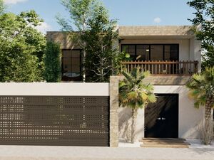 3BR 3BA House with Guest home, Roof garden and palm roof, Di