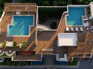 2BR 2BA PH corner, Selvame Tulum