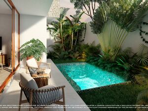 2BR 2BA Garden Apartment, Omara Condos, Tulum