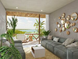 4BR 3BA, Luxury Apartment with Pool, Lagunas Bacalar, Bacala