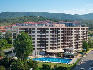 Pool view 1-Bedroom apartment in Poseidon, Sunny Beach