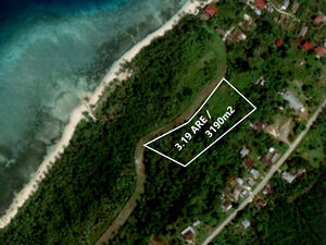 Mentawai (Sipora), Prime 3190m2 Freehold Beachfront Property