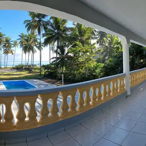 Beach villa on a dream property