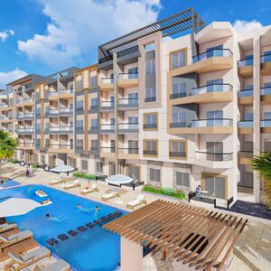 One bedroom beachside apartment for sale in Hurghada