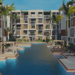  Flat AREA 78Sqm in Modern luxury resort located at hurghada