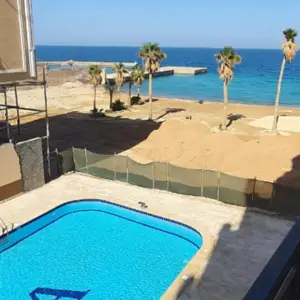  Studio 55 m Sea view ready to move private beach. Hurghada