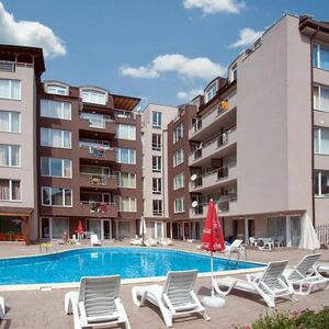 Pool view 1-bedroom apartment Stella Polaris, Sunny Beach