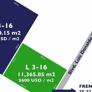 Exclusive Commercial Lot, 125407 sqf. Cancun