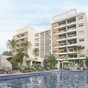 2BR 3BA apartment H2O Cancún