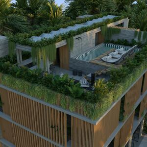 1BR 1BA Jungle loft Aldea Zama Tulum