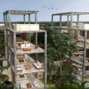 2BR 3BA Apartment pool and roof , Limas Tulum