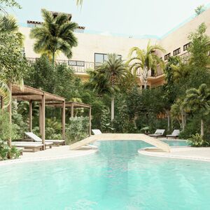 2BR 2BA Ground flool Apartment, Naj Ha by Elemental, Tulum