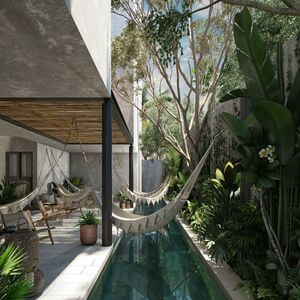 2BR 2BA Luxury garden apartment, Carey, Tulum