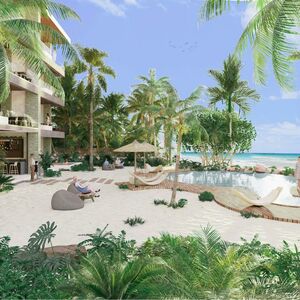 3BR 4BA Apartment, Kaoba ecoluxury beach front Condos, Tulum