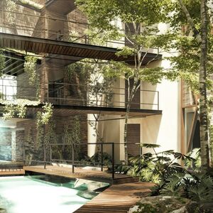 3BR 3BA Ground floor Apartment,Maha Art Tulum