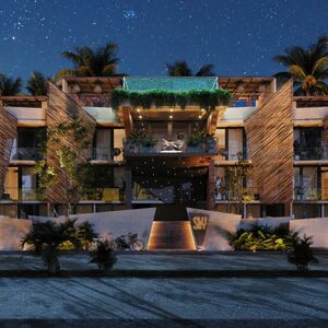 2BR 2BA Apartment Lock off with pool, Sky Tulum Condos