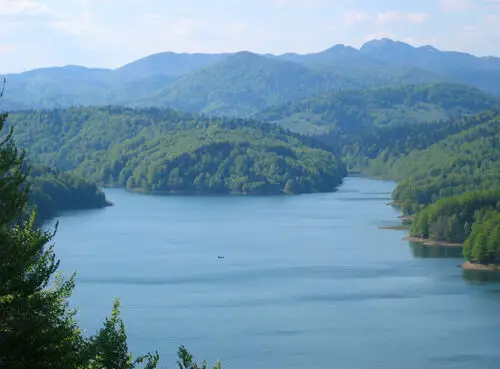 Nearby lake in Lokve