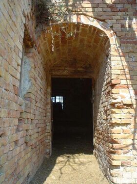 Vaulted stone archway