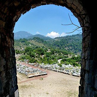 The site of Kaunos