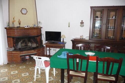 Living room & fireplace