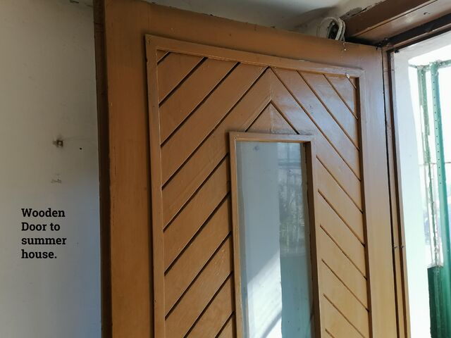 Door to Summer Kitchen