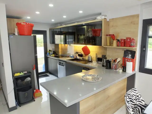 Open plan kitchen 